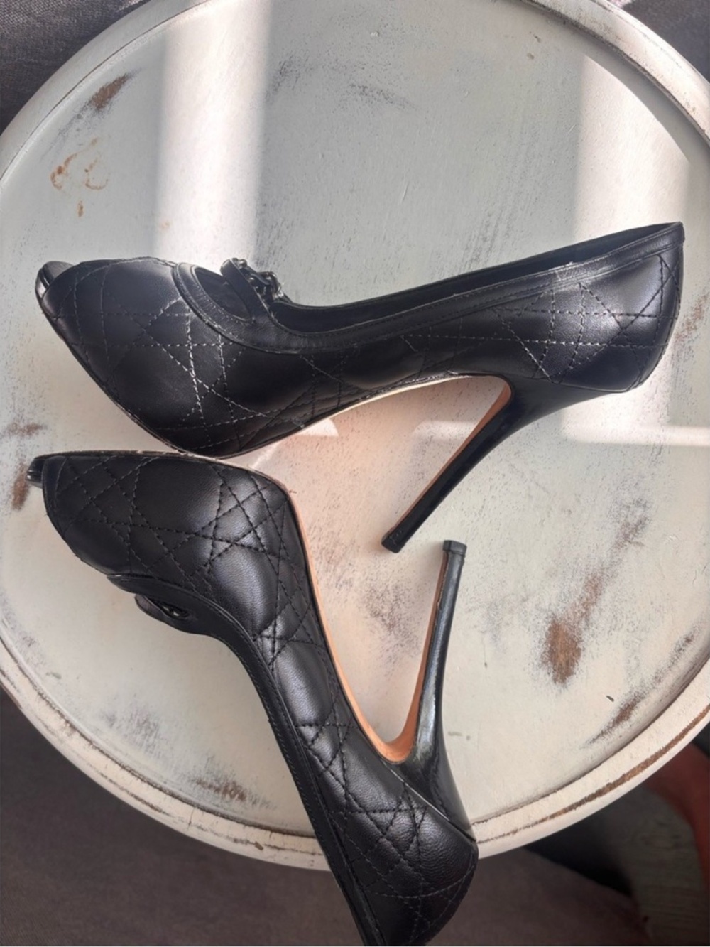 Authentic Christian Dior Black Leather Pumps – Size 37 - Picture 9 of 9